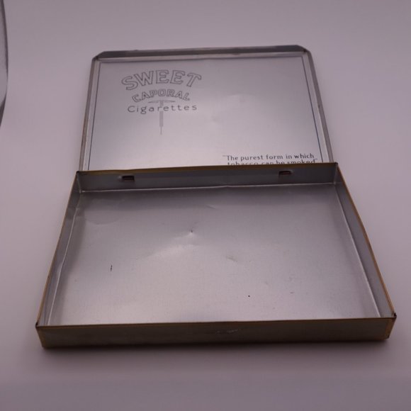 Vintage Sweet Caporal Cigarettes Kinney Bros Tin - Picture 16 of 16